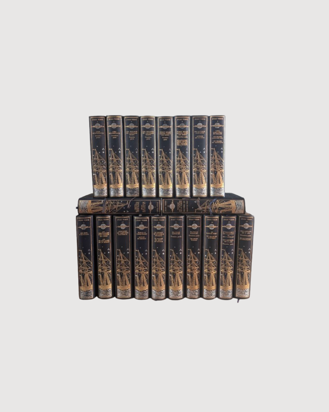 Voyages extraordinaires de Jules Verne – 20 volumes – Édition de Jean de Bonnot