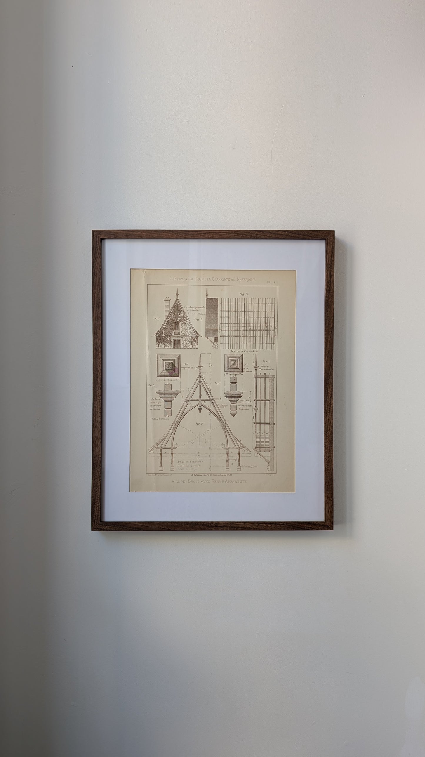 Planches de Charpente Ancienne - Édition L. Mazerolle