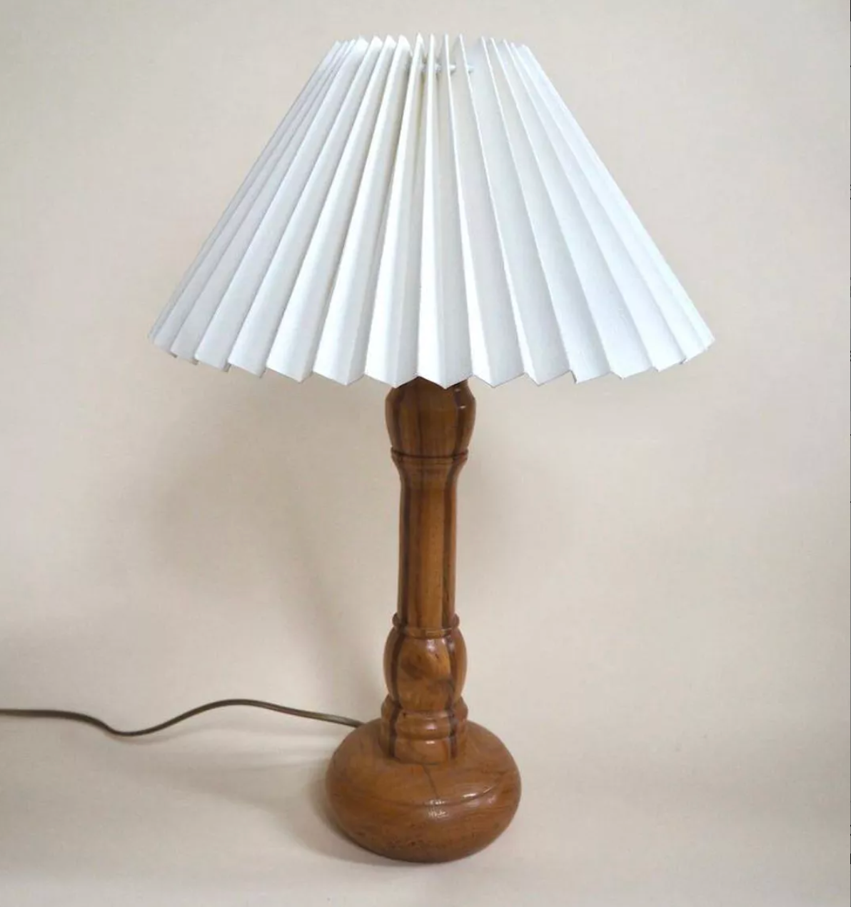 Lampe en bois