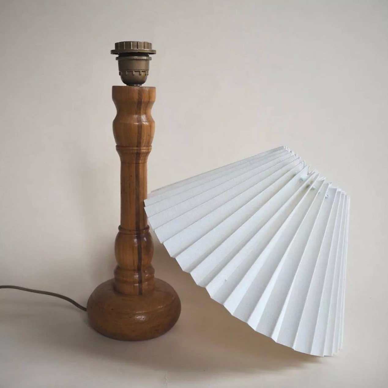 Lampe en bois