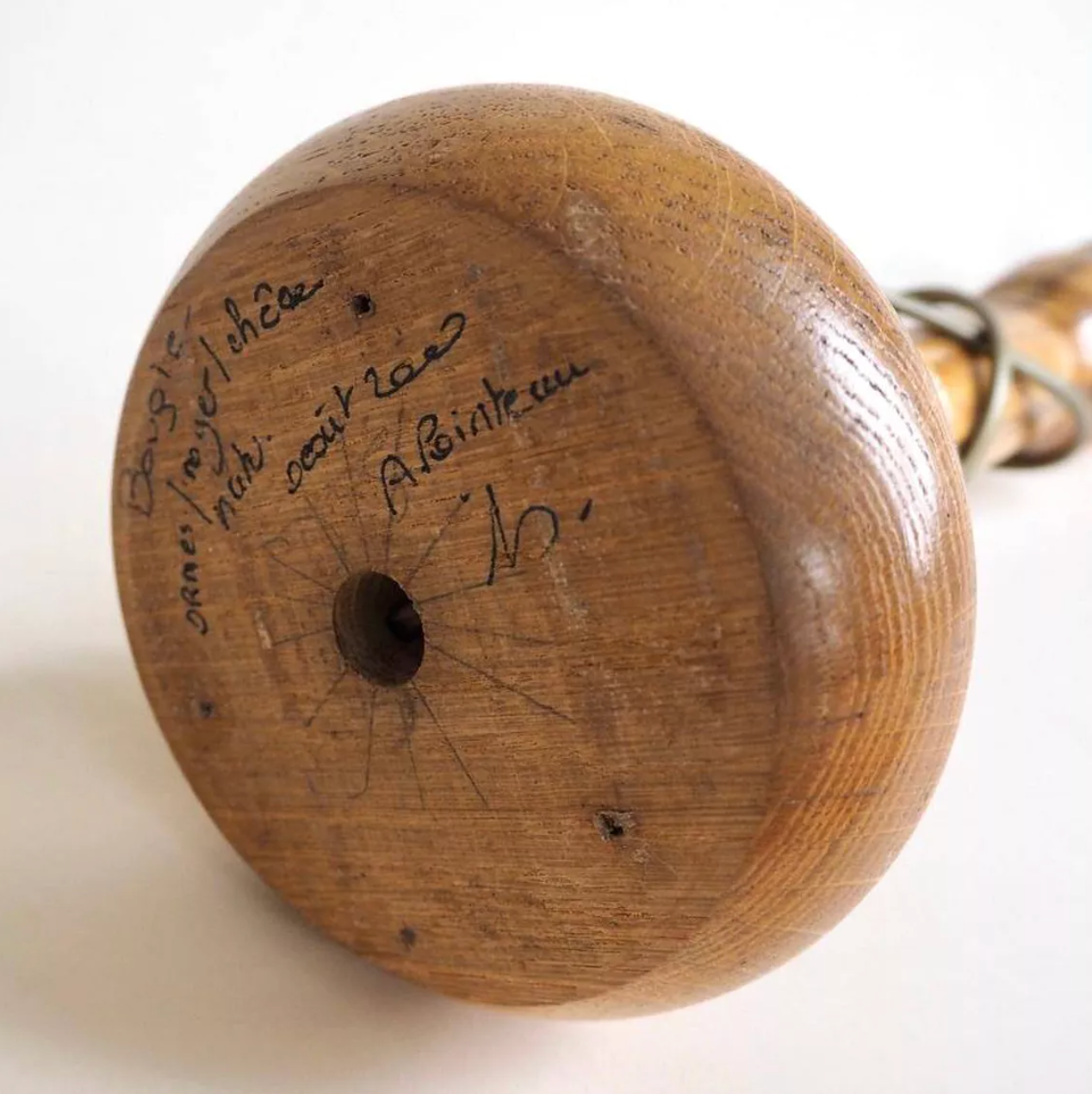 Lampe en bois