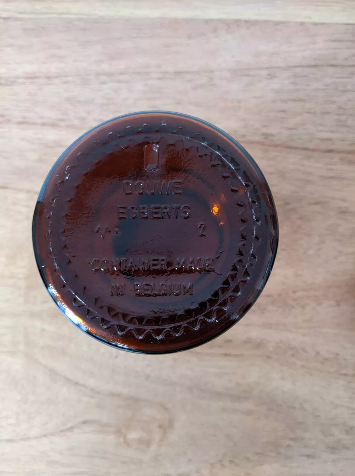 Flacon d'apothicaire marron