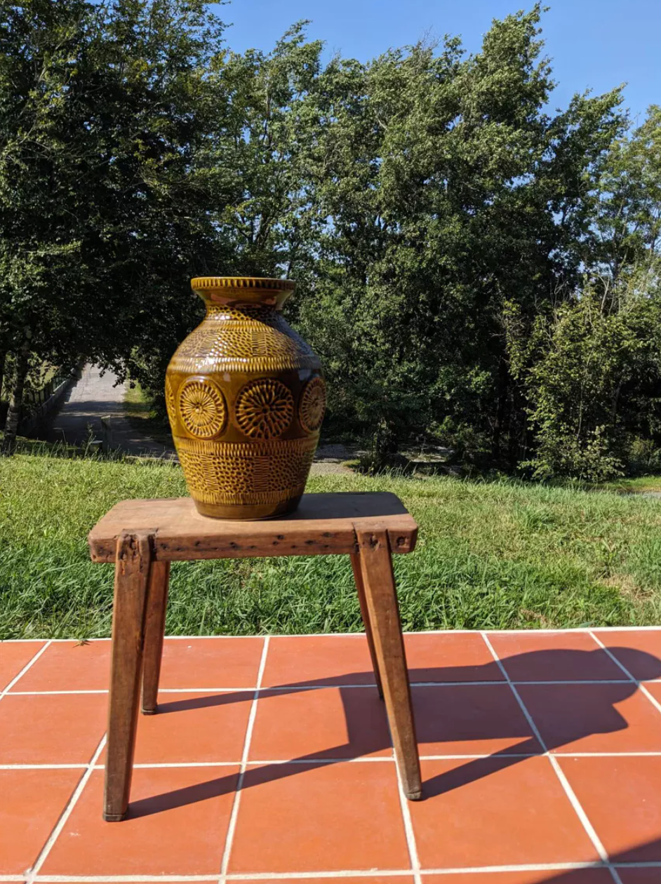 Vase vert West-Germany 547-30