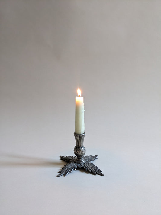 BOUGEOIR ANANAS ARGENTÉ