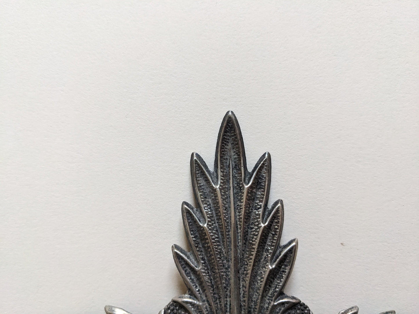 Bougeoir ananas argenté