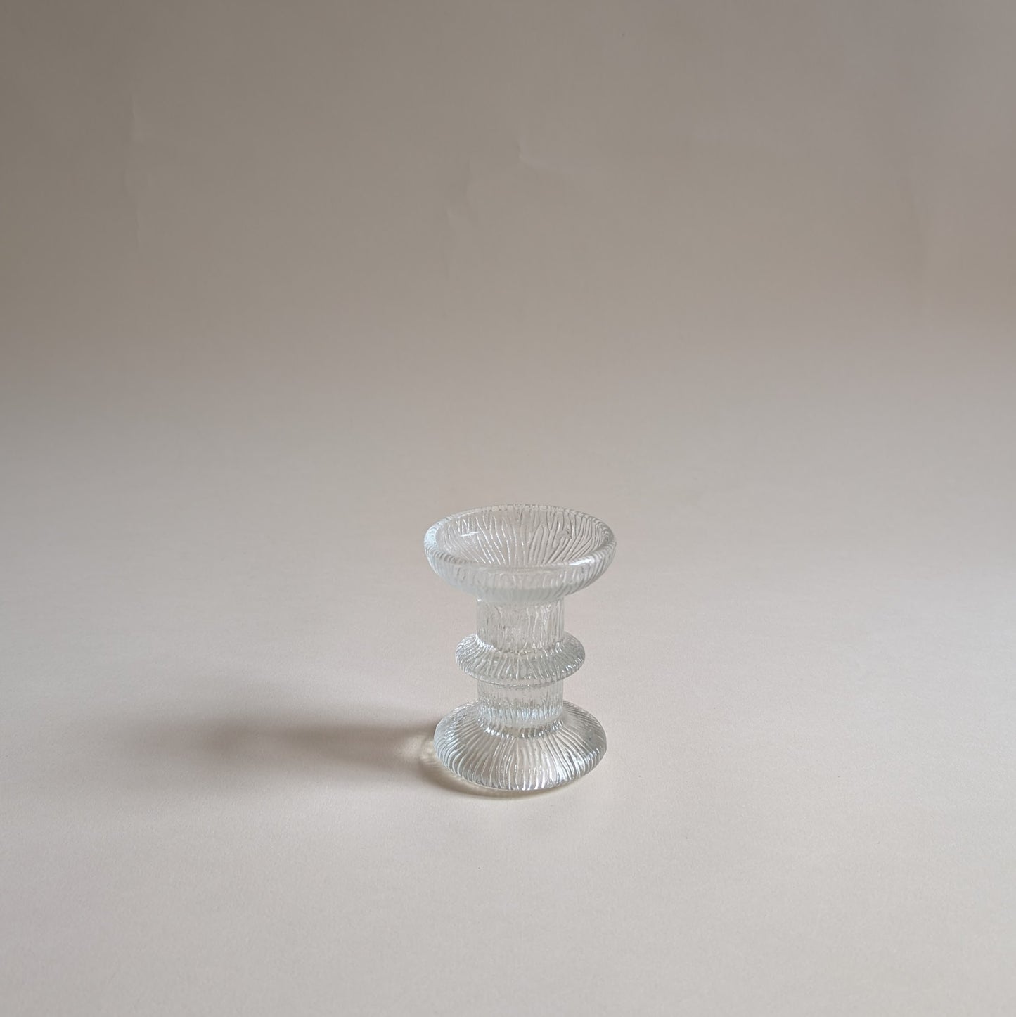 Bougeoir en verre