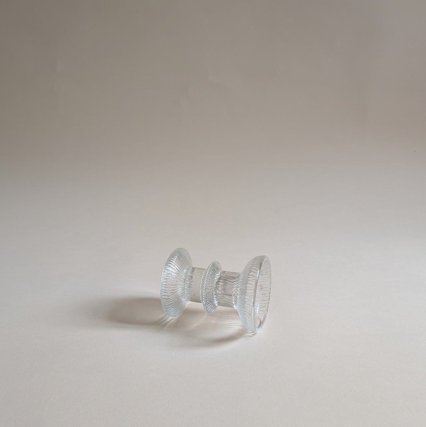 Bougeoir en verre