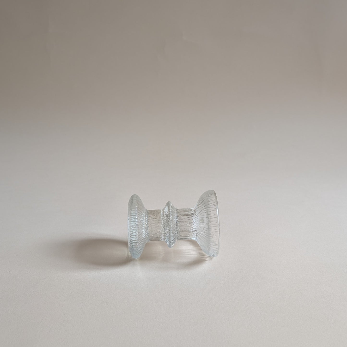 Bougeoir en verre