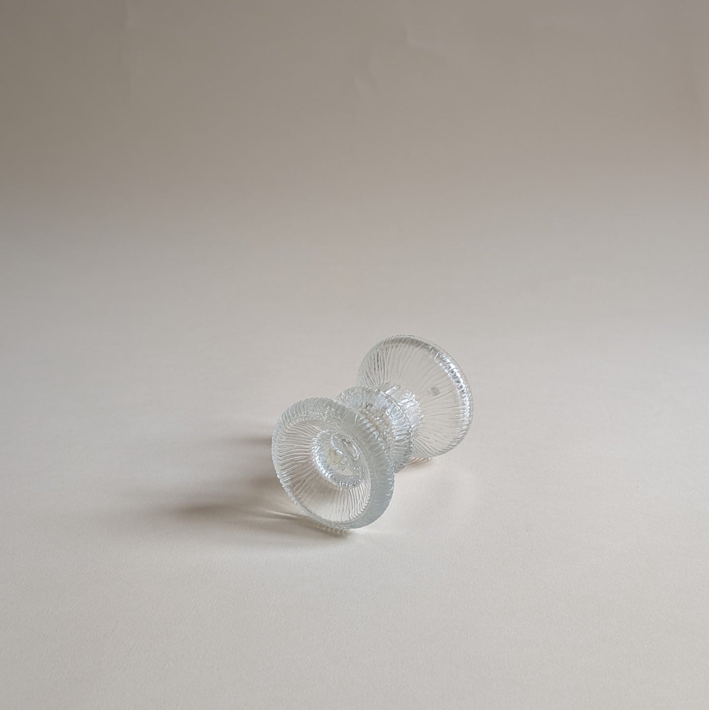 Bougeoir en verre