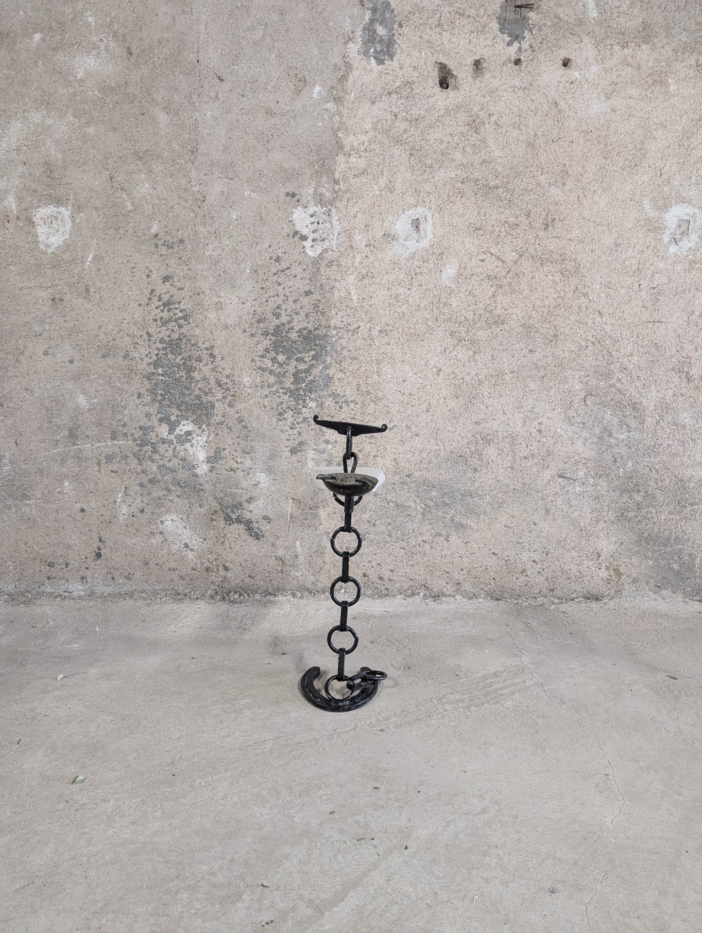 Cendrier en fer forgé