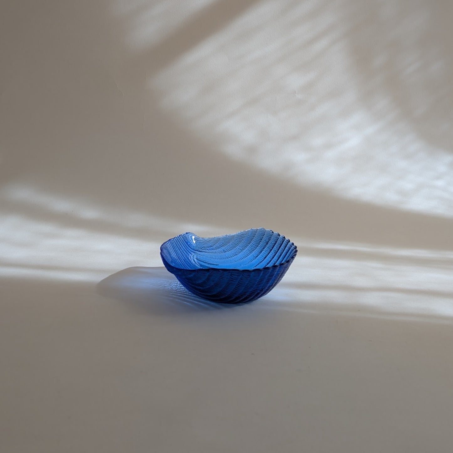 Coupelle coquillage bleue