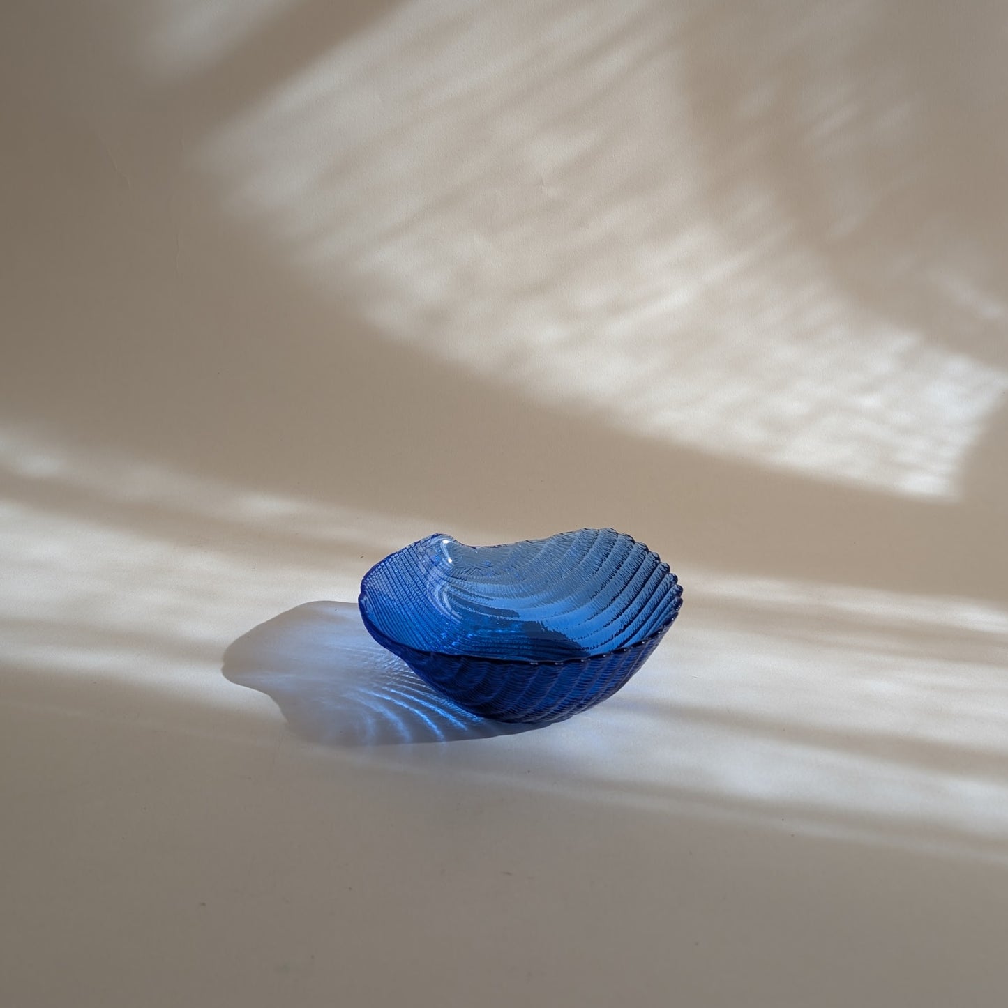 Coupelle coquillage bleue