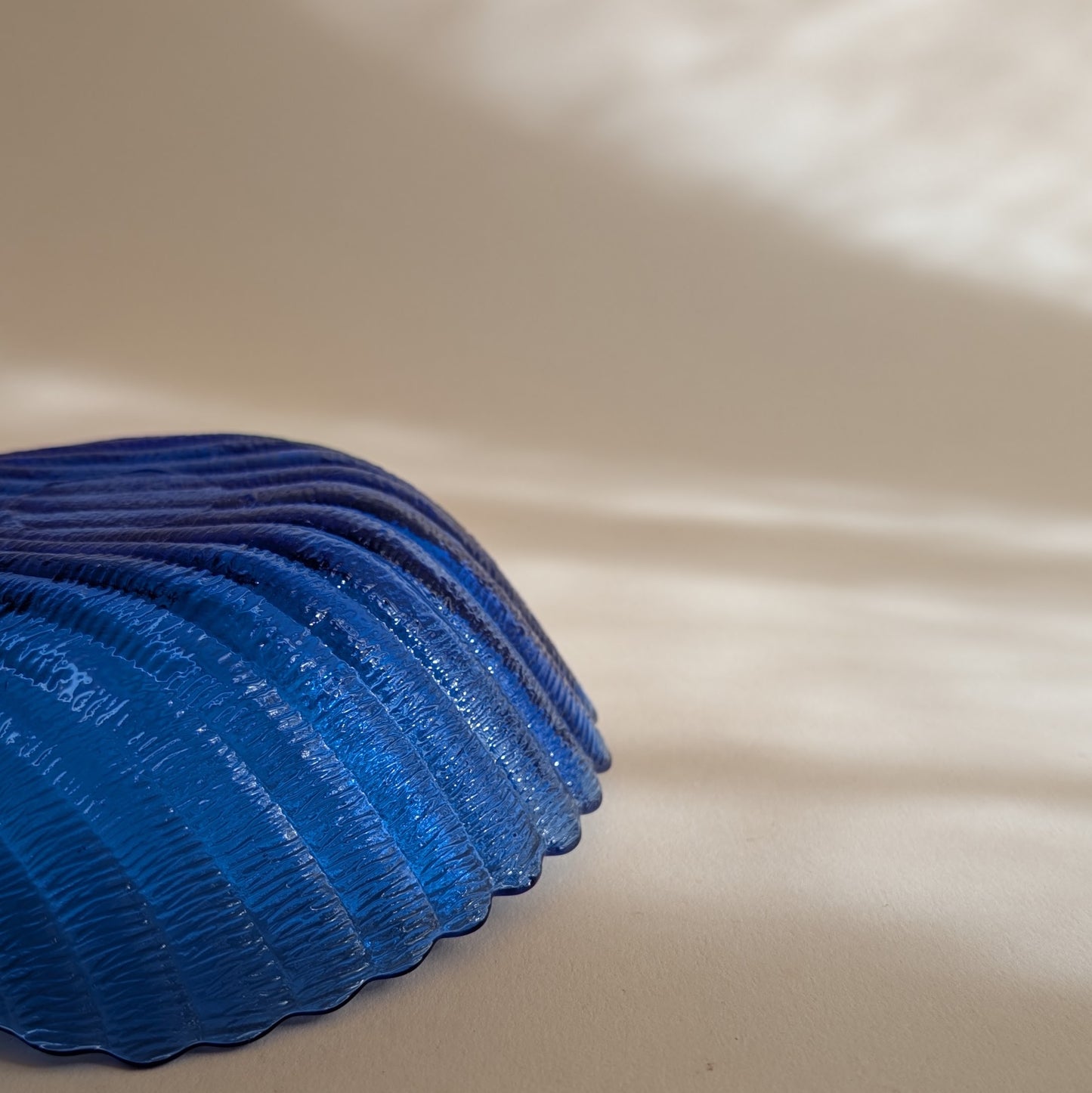 Coupelle coquillage bleue