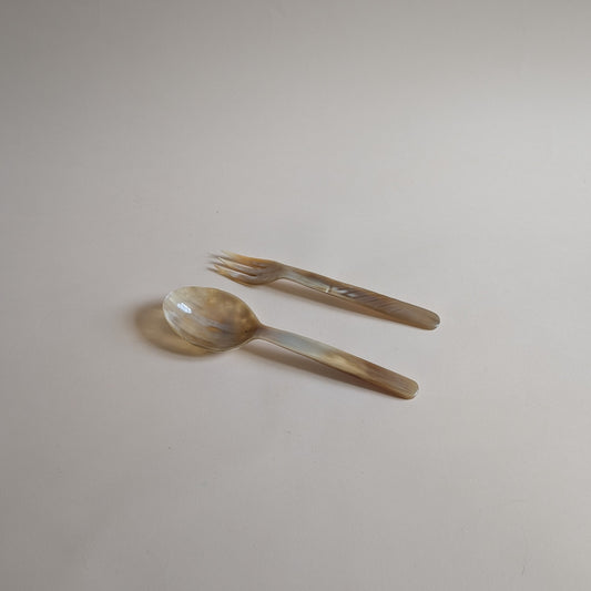 COUVERTS DE SERVICE EN CORNE