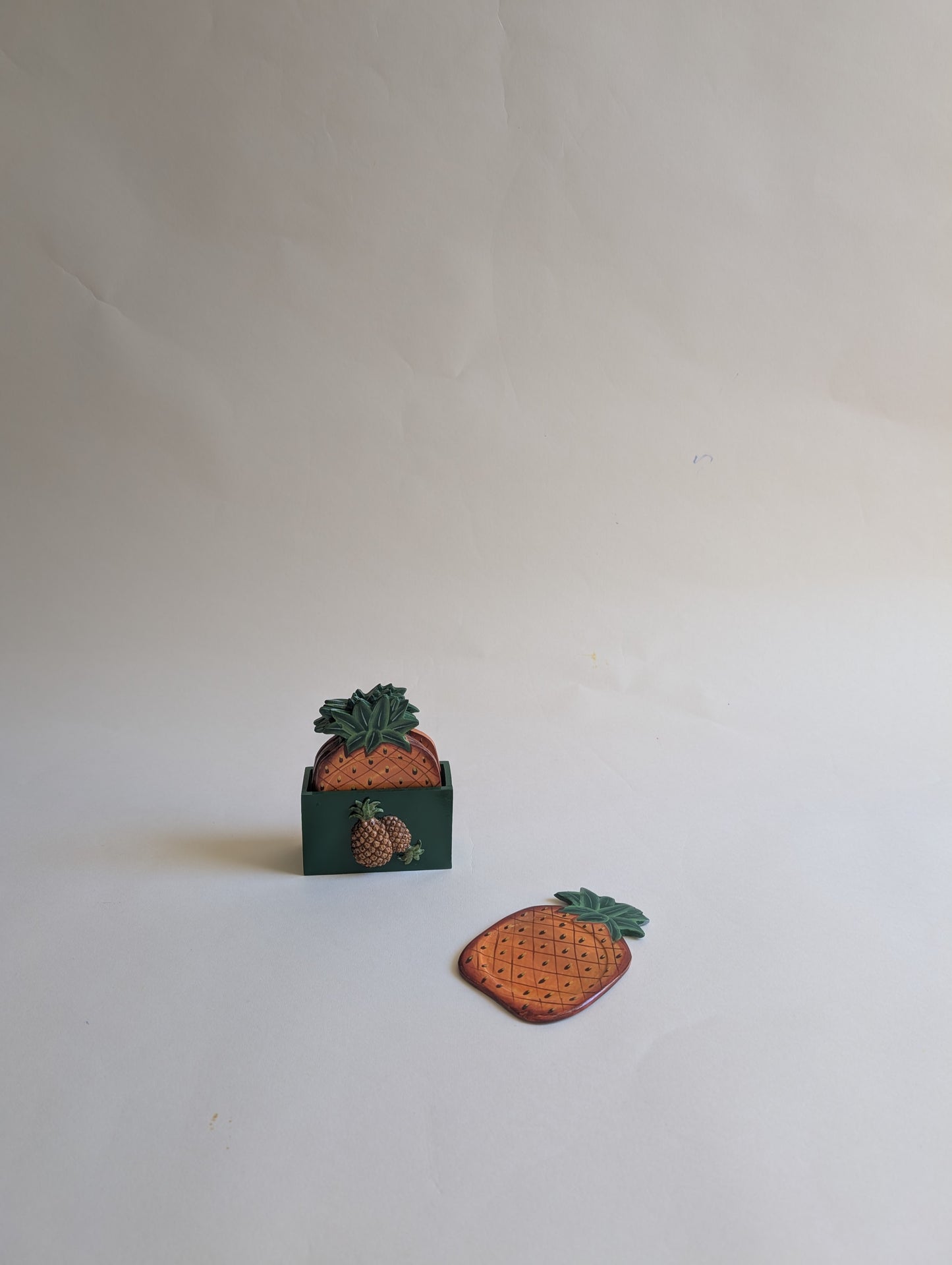 Sous verres vintage forme ananas