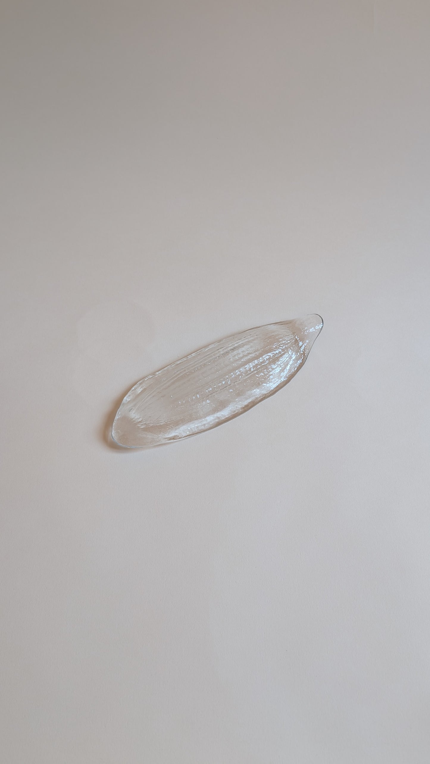 Vide-poche en verre épis de maïs