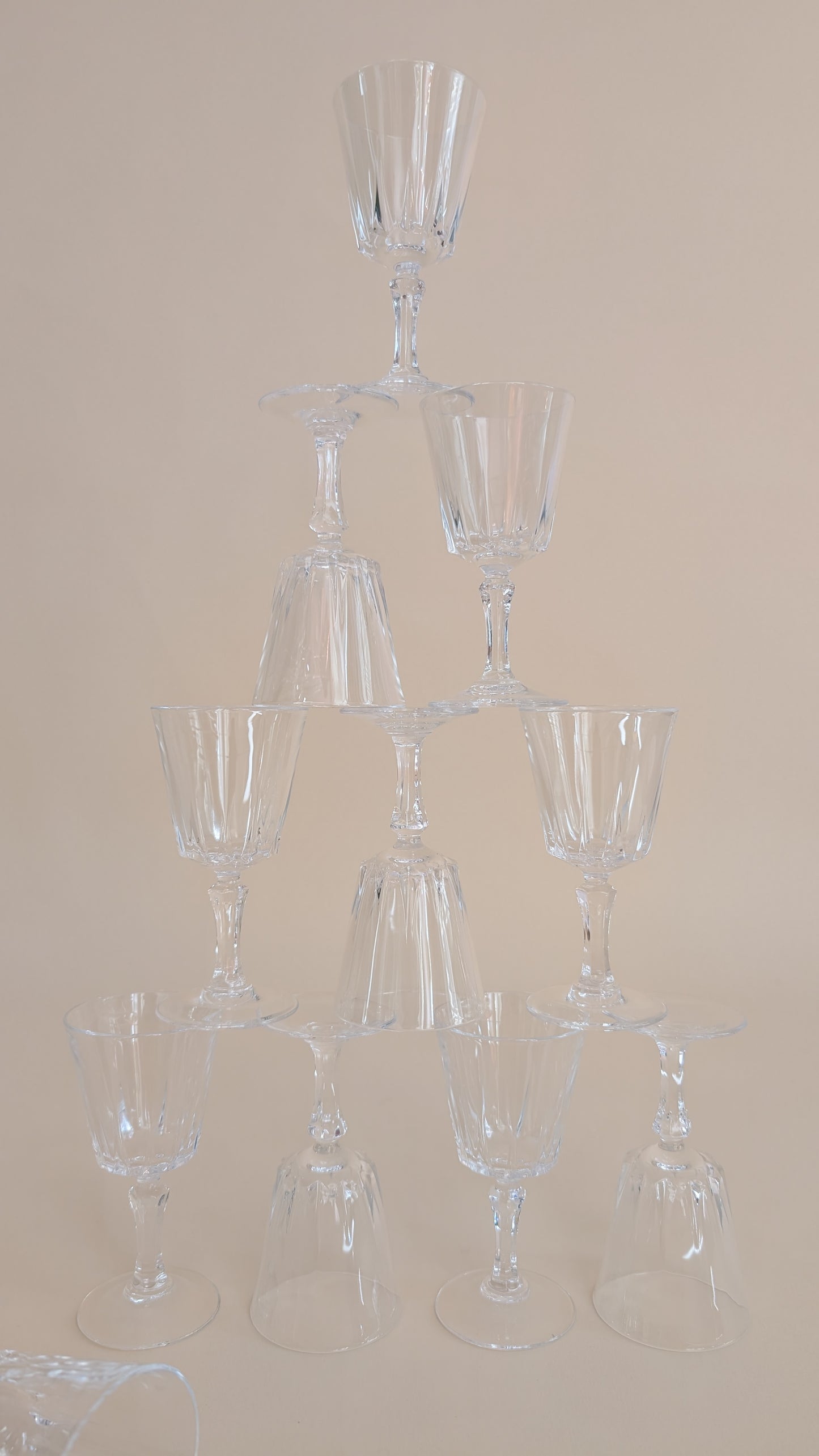 Ensemble de 11 verres en verre