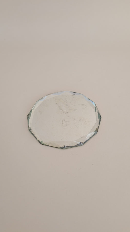 DESSOUS DE MIROIR EN VERRE