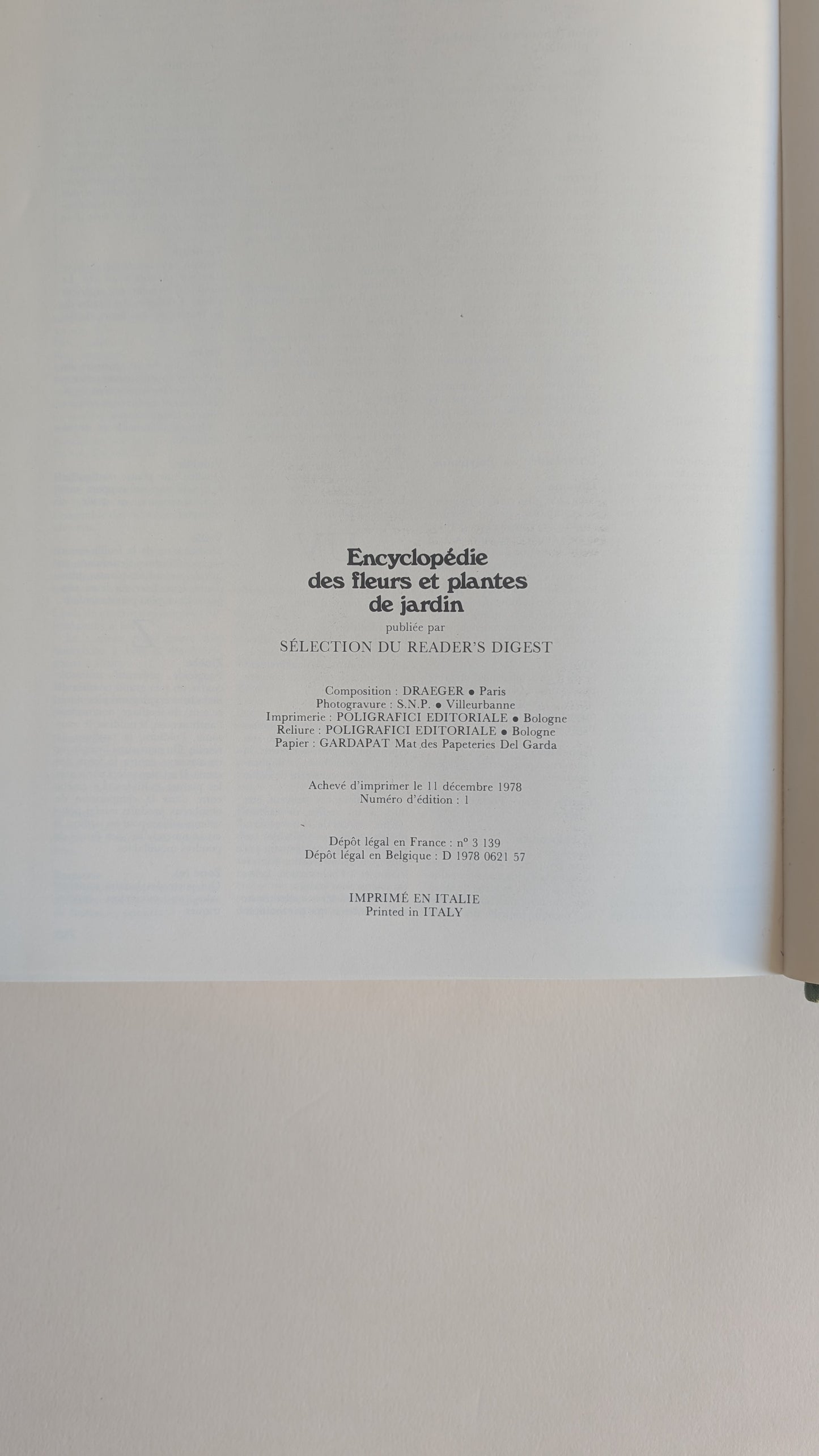 Encyclopédie des fleurs et plantes de jardin – Reader's Digest