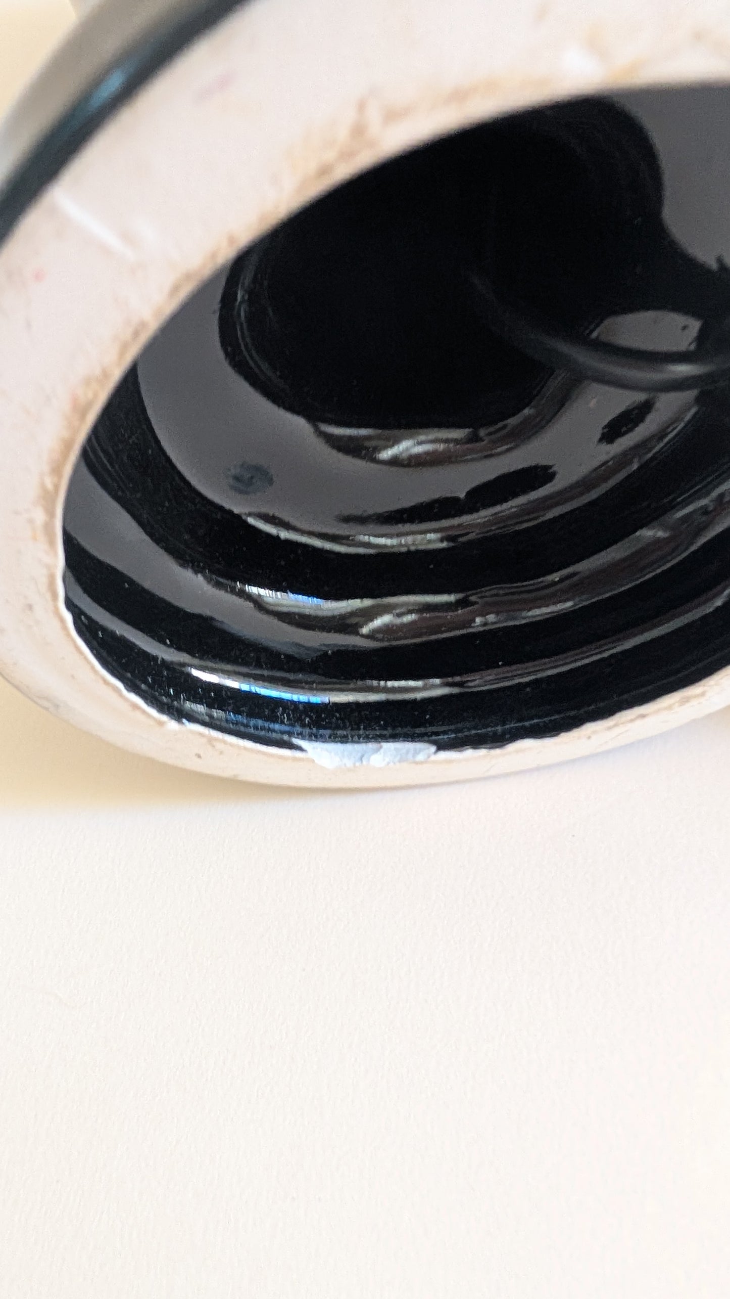 Pied de lampe noir Art Déco