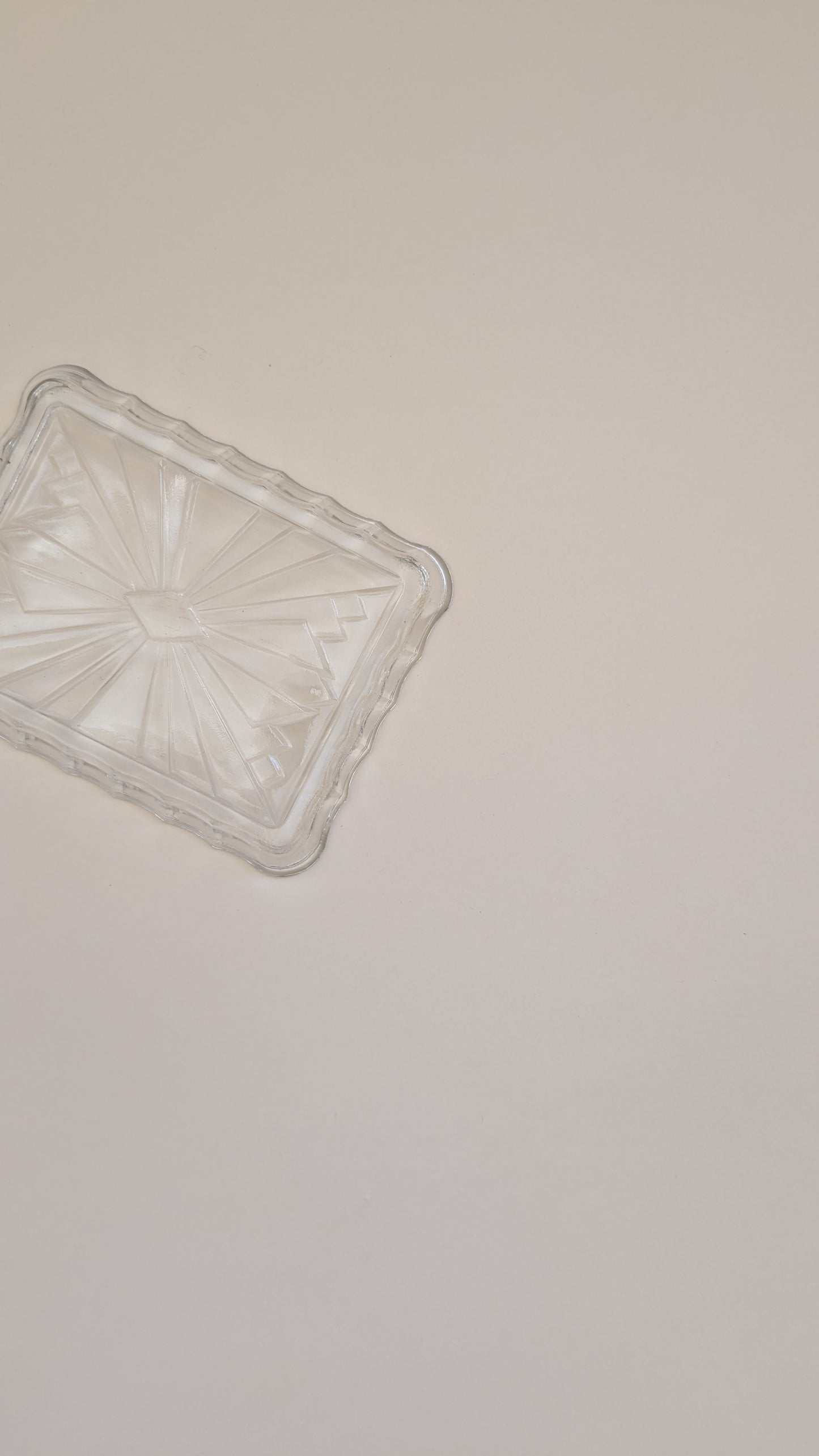 Vide-poche art déco rectangulaire