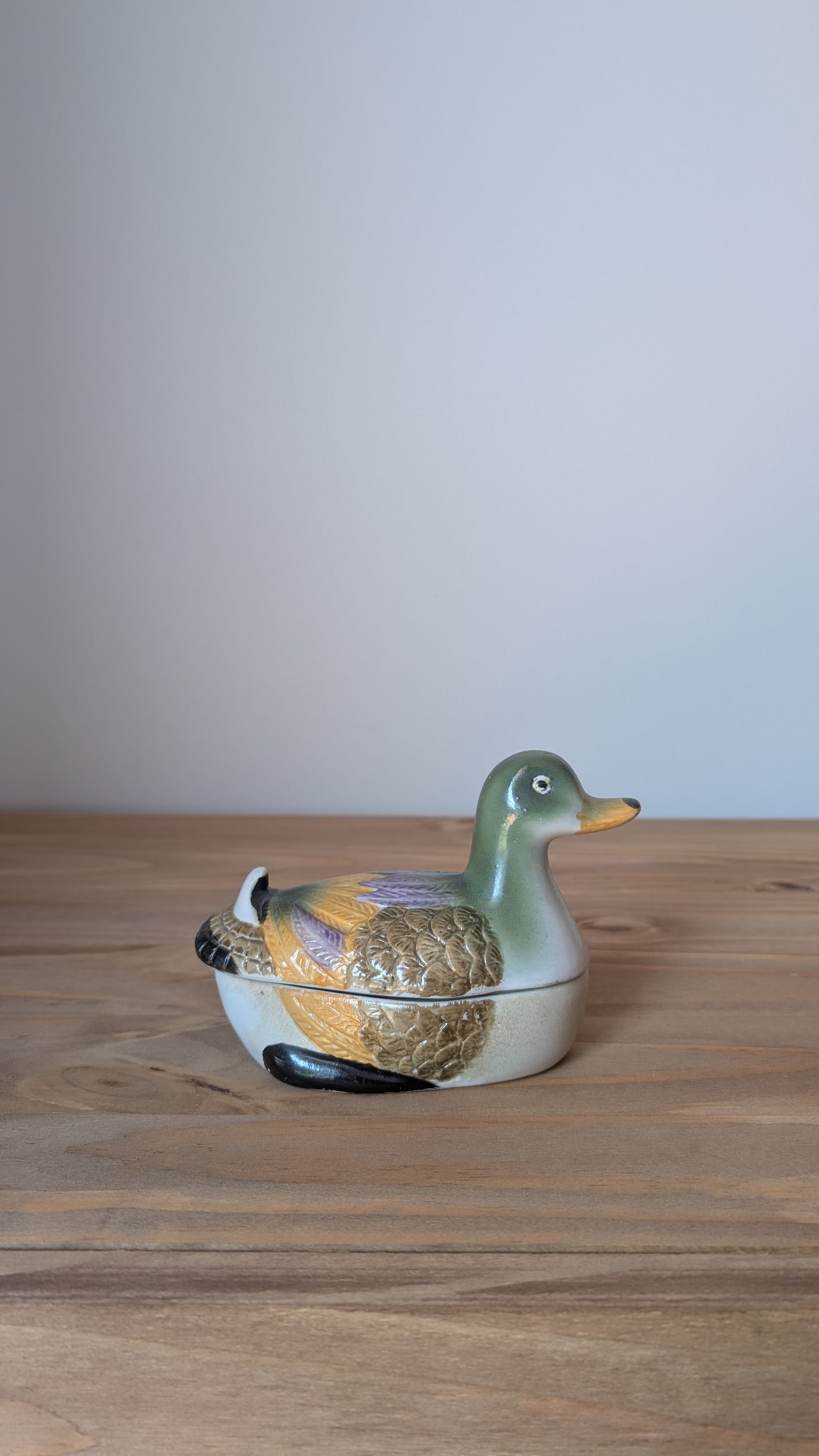 Petit canard en céramique