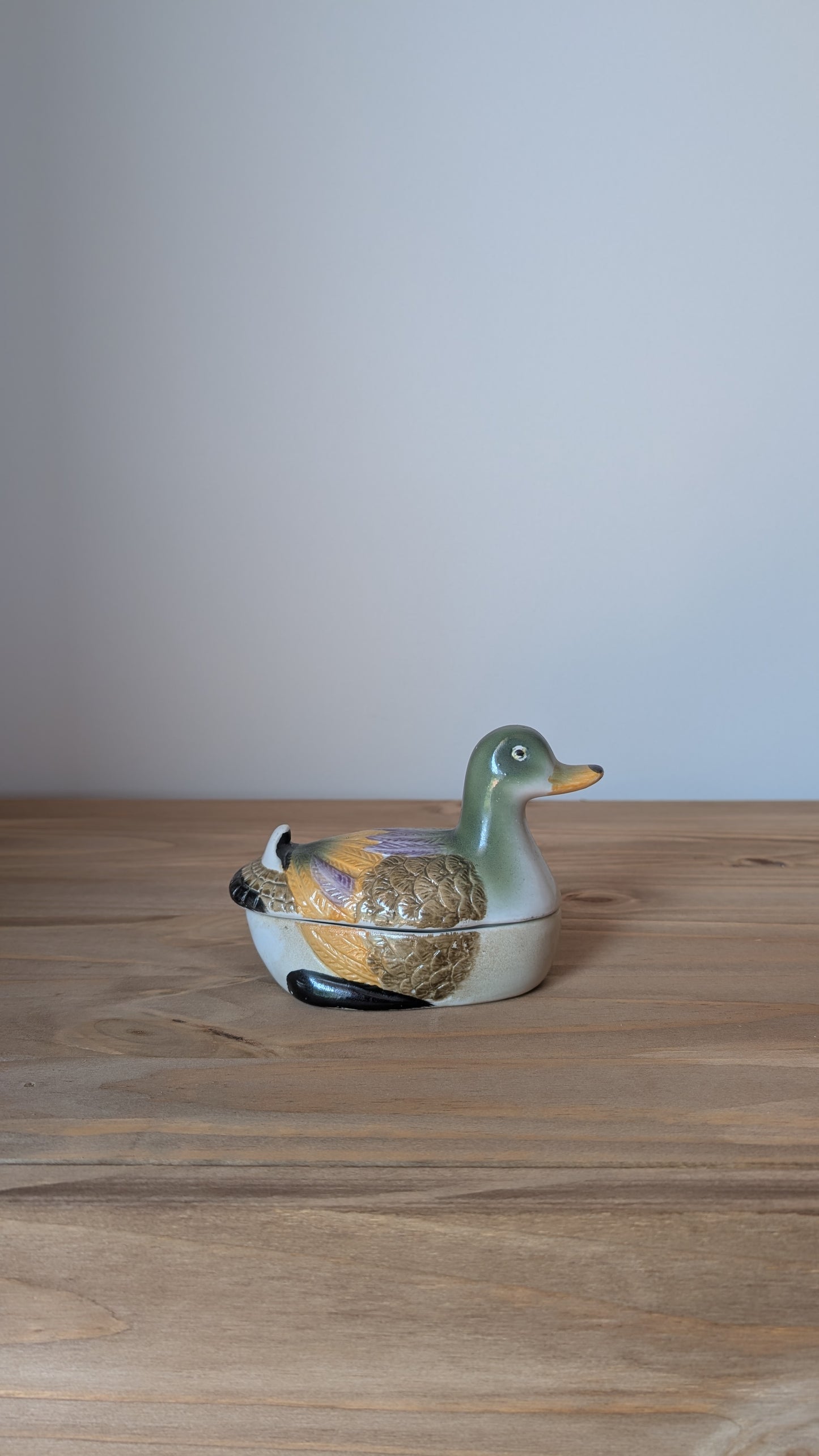 Petit canard en céramique