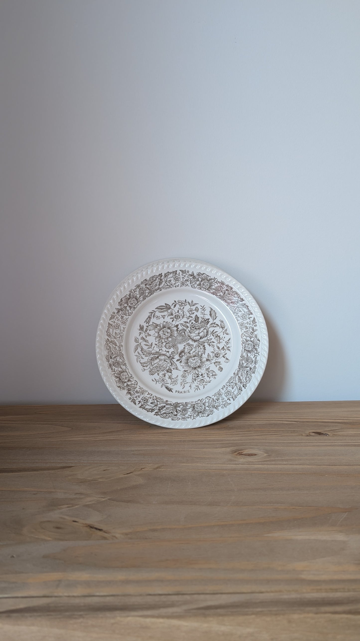Ensemble de 4 assiettes, Prairie