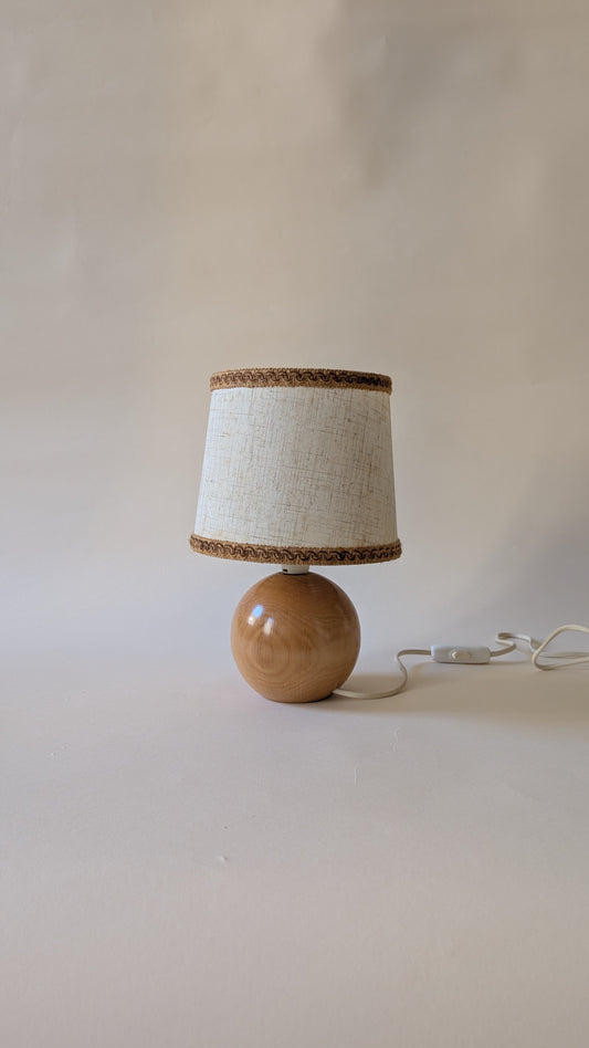 Lampe en bois