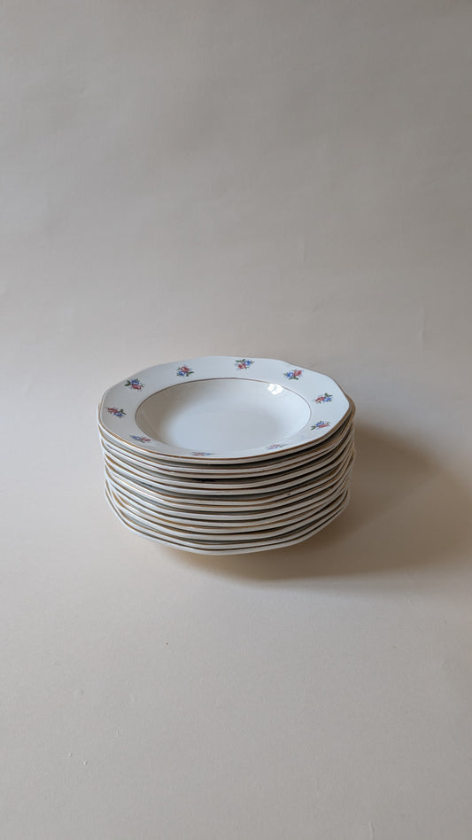 13 ASSIETTES CREUSES