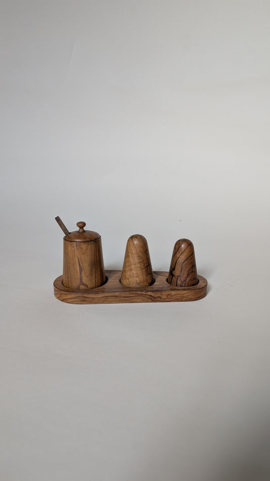 SET DE SAUCIER EN BOIS