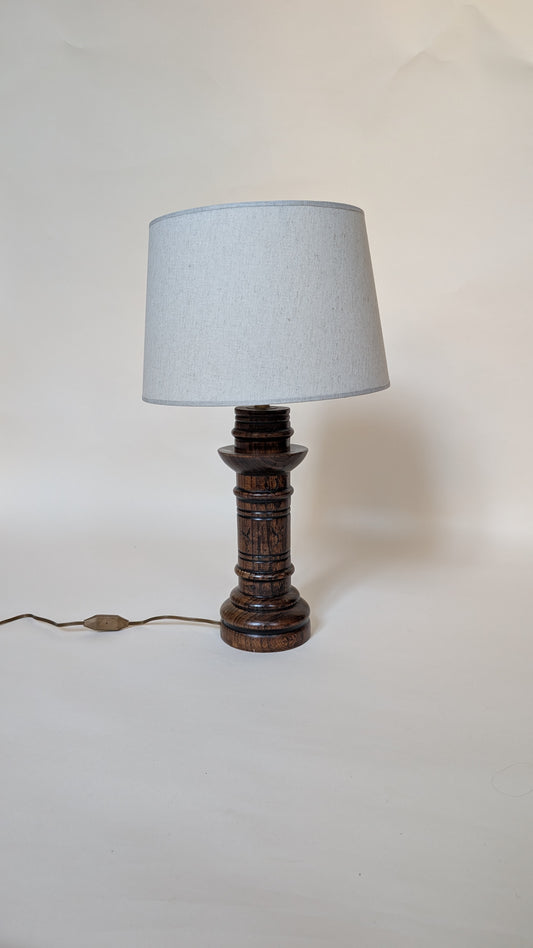 LAMPE EN BOIS - H30cm