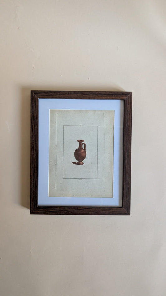 Gravure poterie antique ancienne