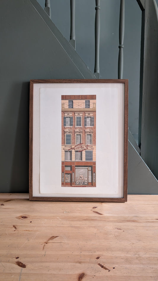 Lithographie "Atelier du Patrimoine - Façade Nadar" – Catherine d'Ortoli