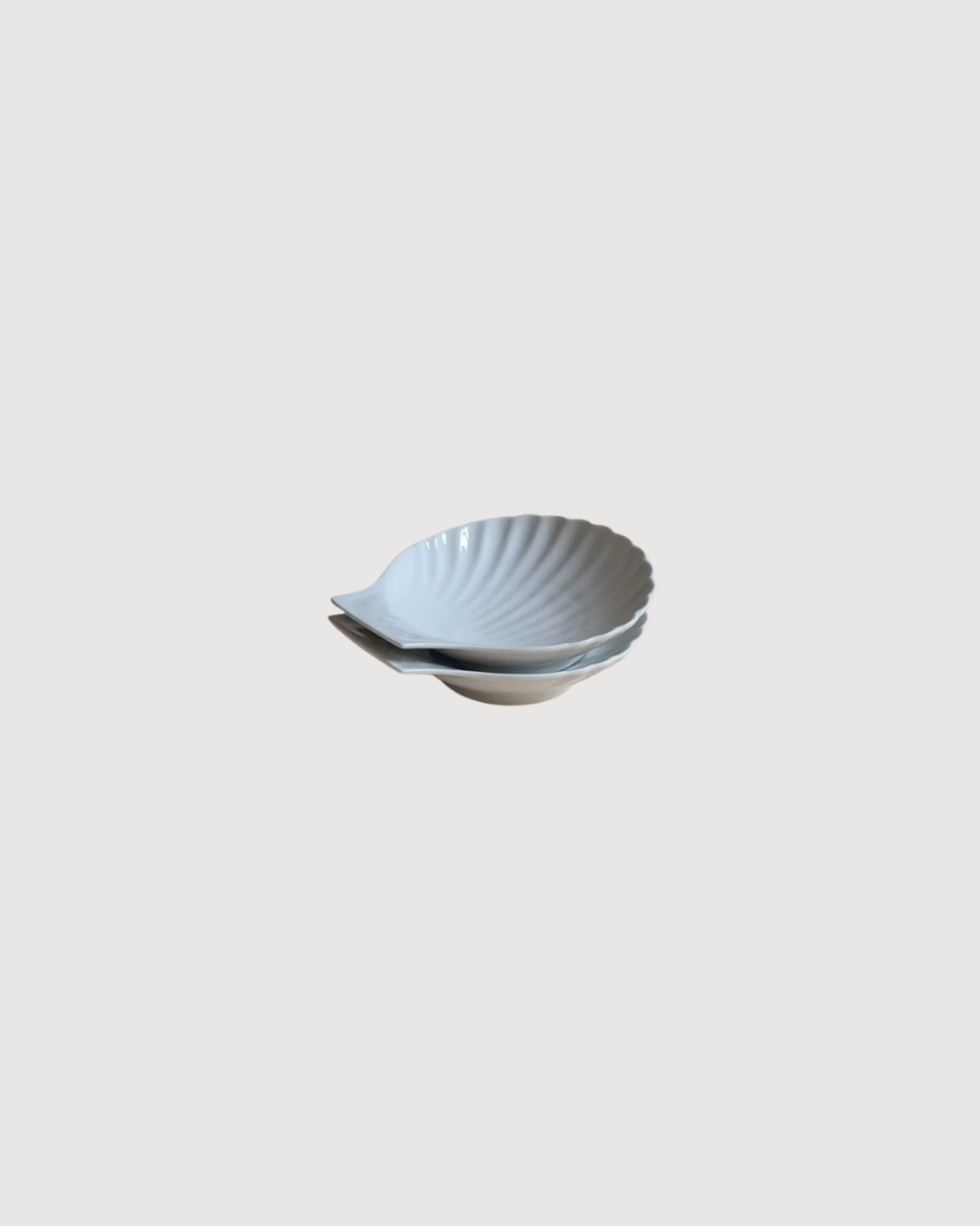 Paire de coupelles coquillages