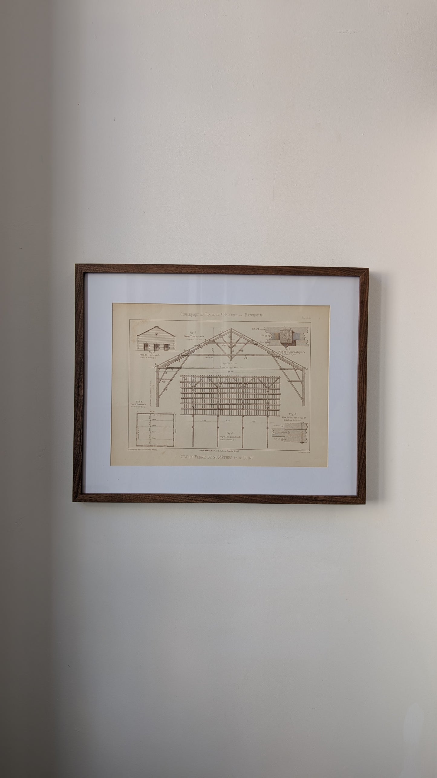 Planches de Charpente Ancienne - Édition L. Mazerolle