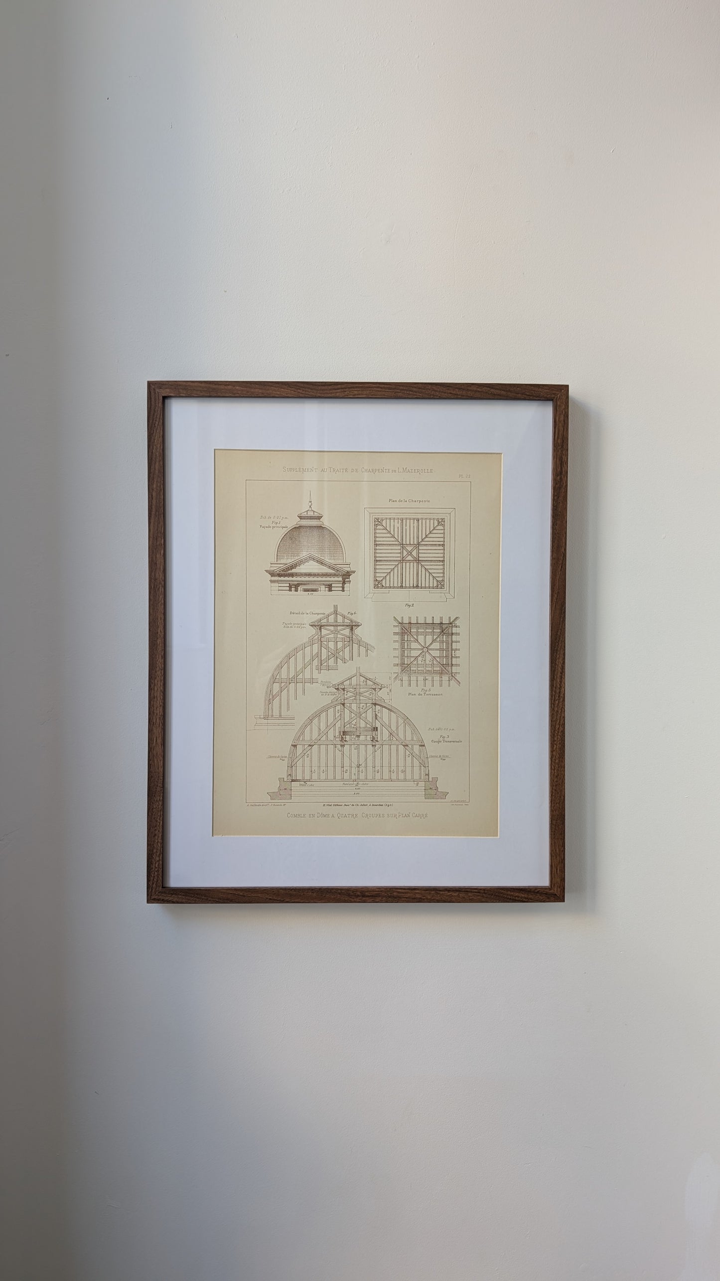 Planches de Charpente Ancienne - Édition L. Mazerolle