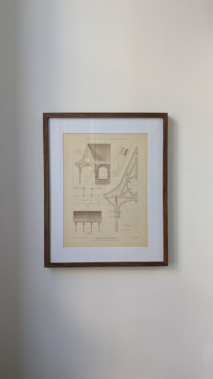 Planches de Charpente Ancienne - Édition L. Mazerolle