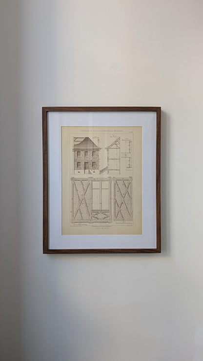 Planches de Charpente Ancienne - Édition L. Mazerolle