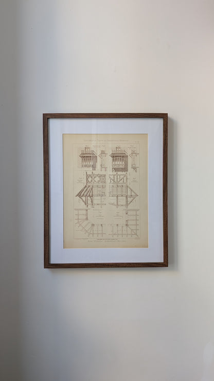 Planches de Charpente Ancienne - Édition L. Mazerolle