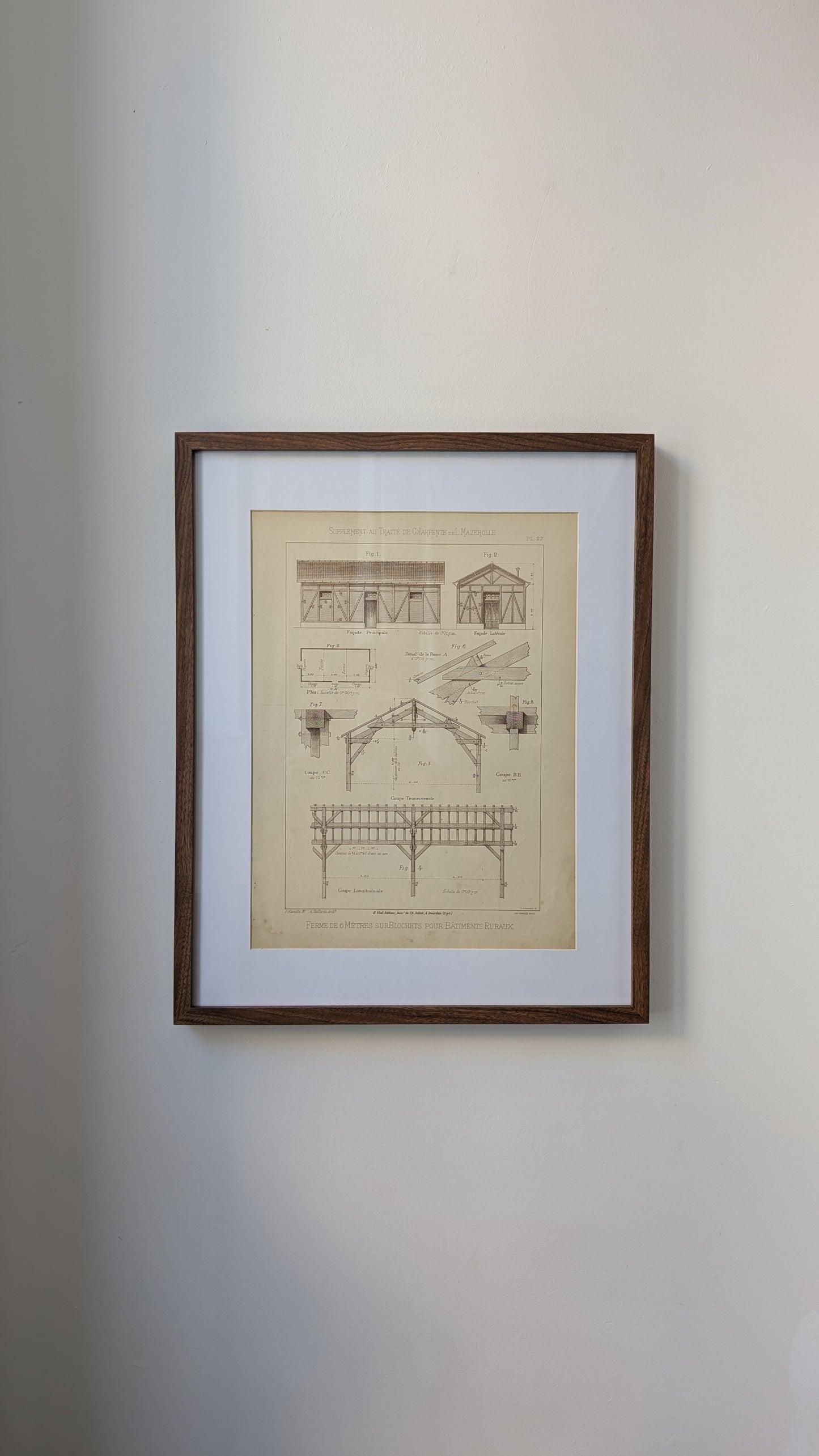 Planches de Charpente Ancienne - Édition L. Mazerolle