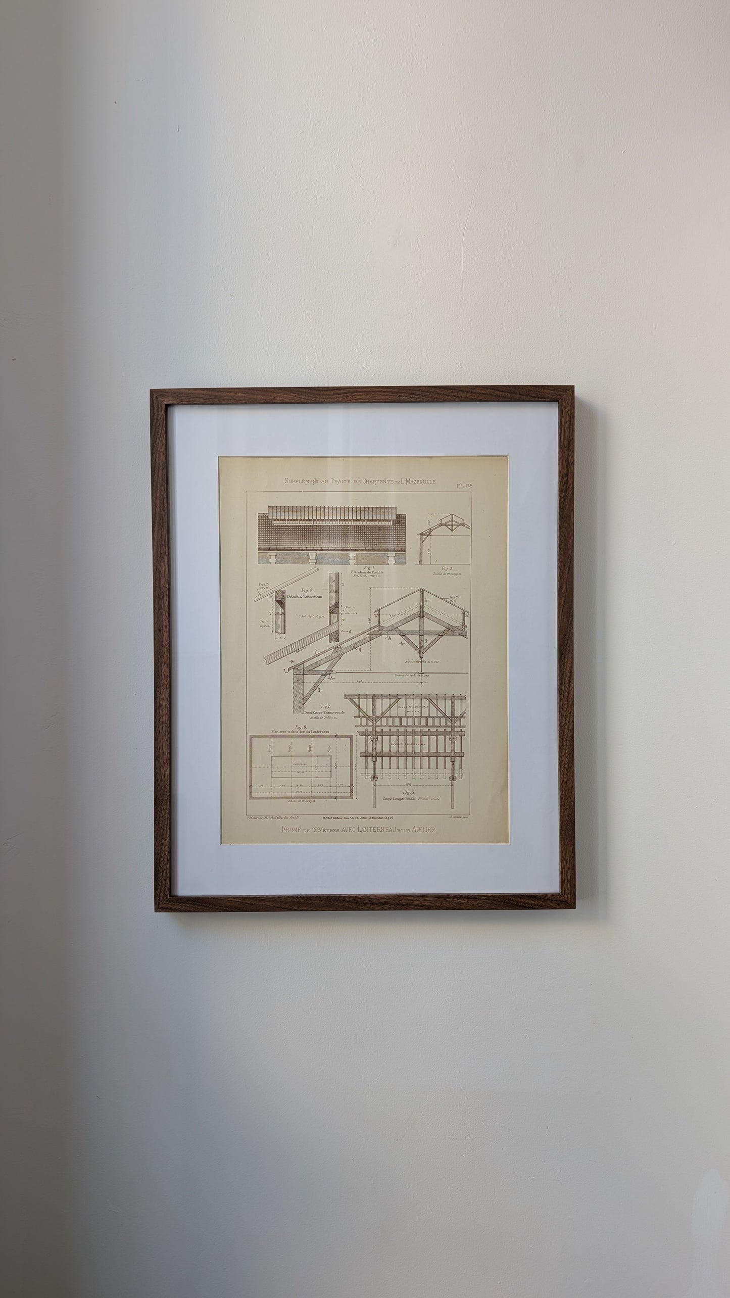 Planches de Charpente Ancienne - Édition L. Mazerolle