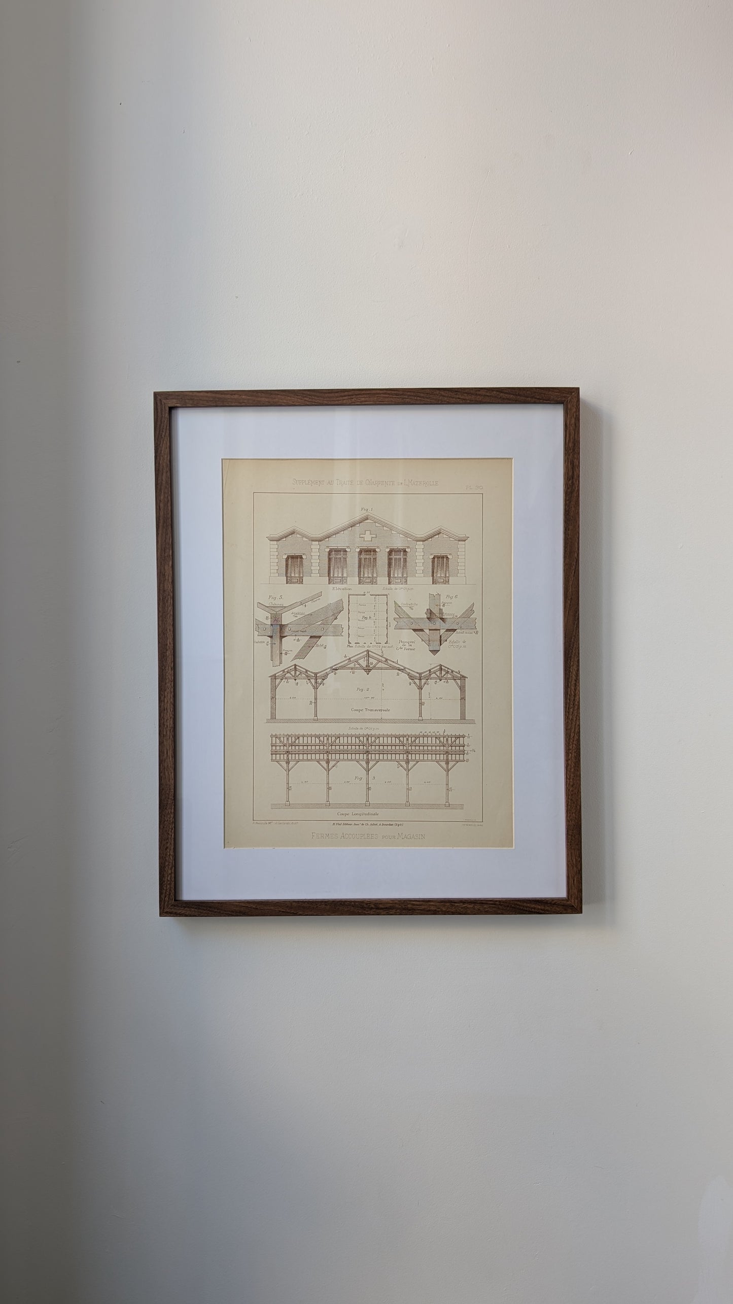 Planches de Charpente Ancienne - Édition L. Mazerolle