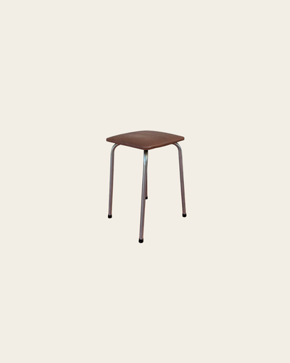 Tabouret dessus en skaï