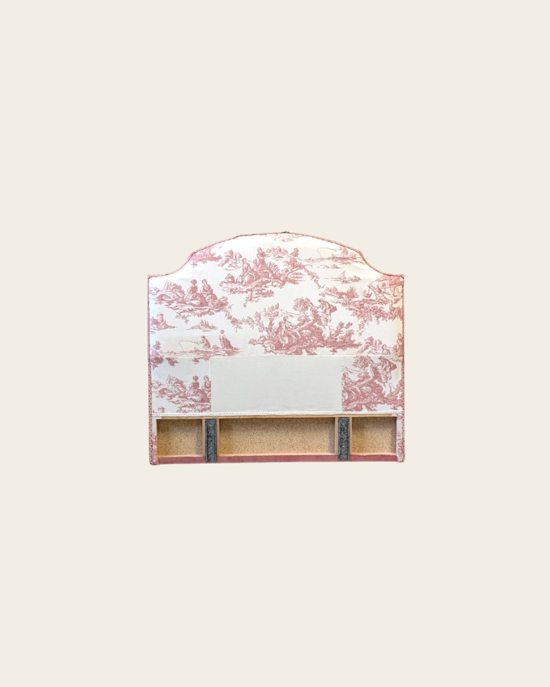 Tête de lit en toile de jouy