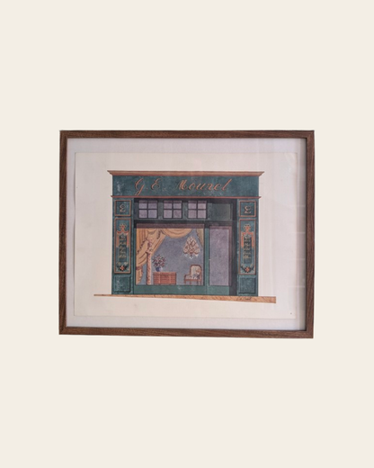 Lithographie "G. E. Mouret - brocante" – Catherine d'Ortoli