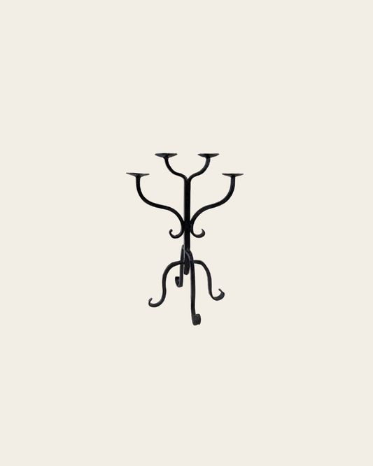 Bougeoir en fer forgé