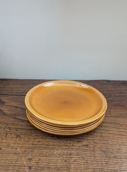 Ensemble de 5 assiettes plates et 5 assiettes creuses en céramique