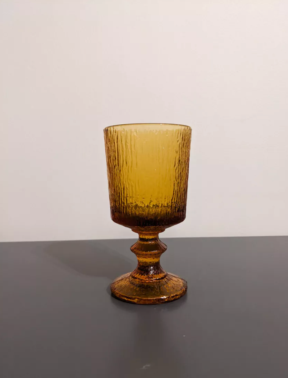 Lot de 11 verres oranges