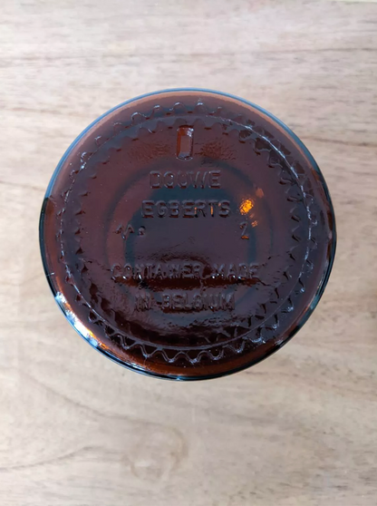 Flacon d'apothicaire marron